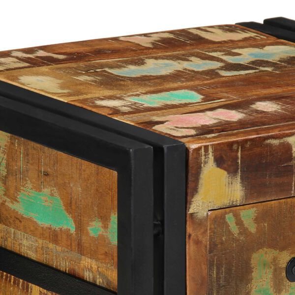 κομοδίνο vidaXL 40x35x50 εκ Μασίφ Ανακυκλωμένο Ξύλο