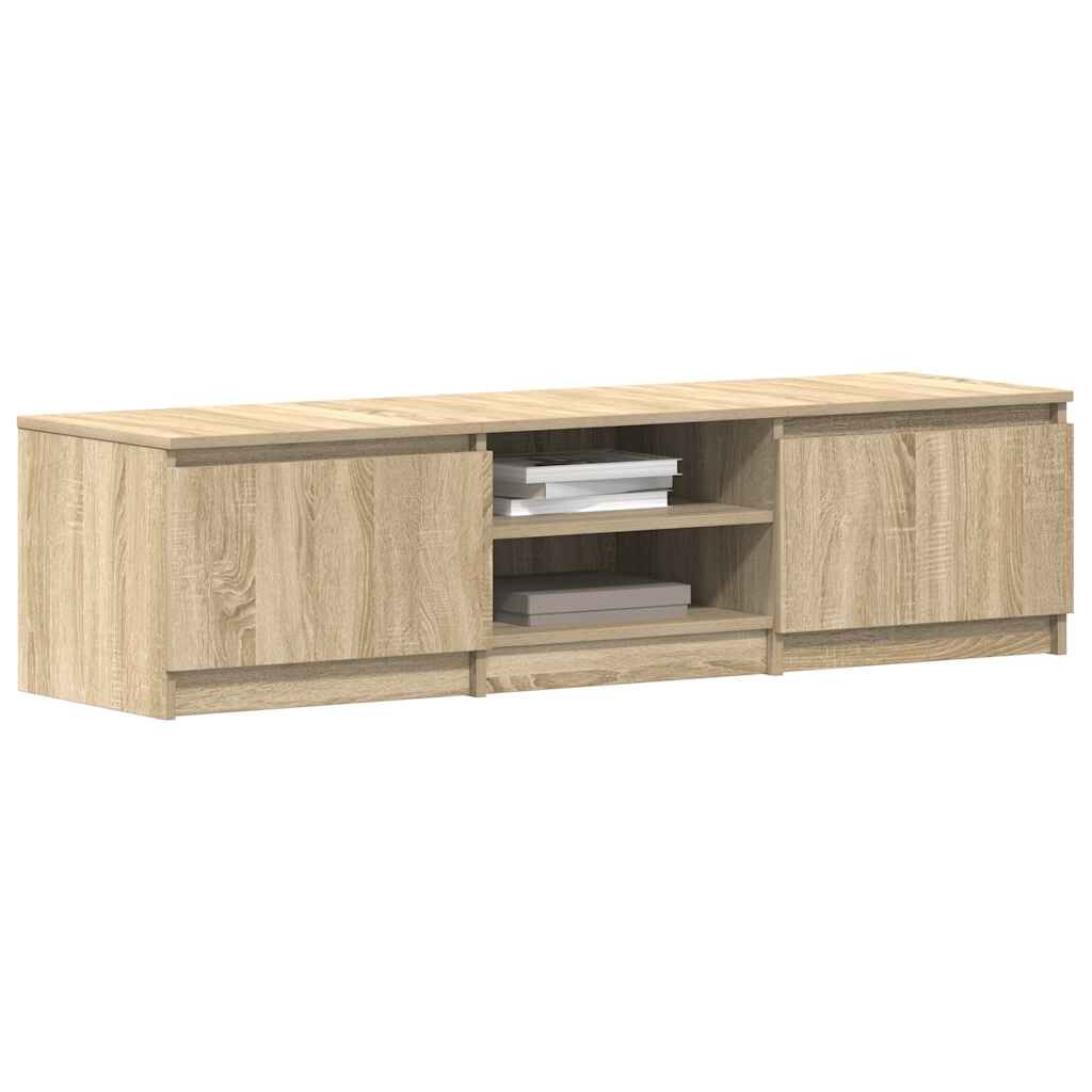 vidaXL Έπιπλο Τηλεόρασης Sonoma Δρυς 140x40x35,5 εκ. από Επεξ. Ξύλο