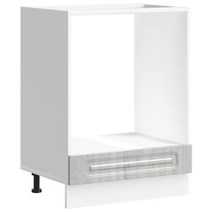 vidaXL Ντουλάπι φούρνου Kalmar Γκρι Sonoma Επεξεργασμένο Ξύλο