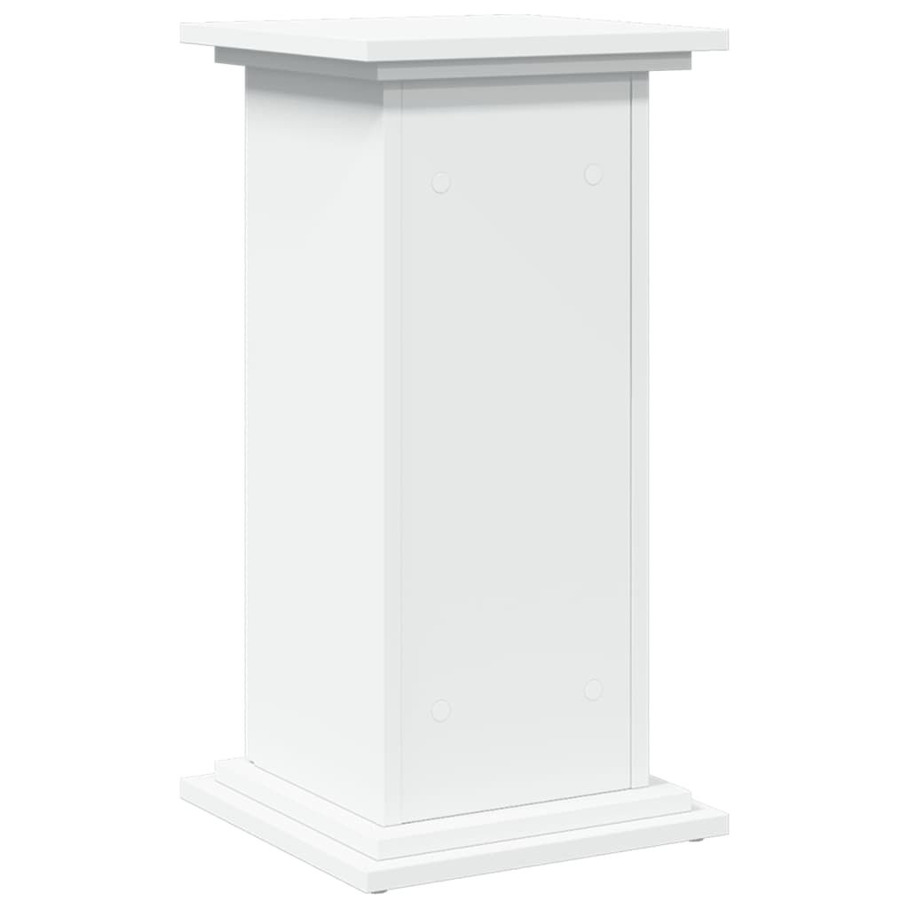 vidaXL Βάση Οθόνης με Αποθ. Λευκή 31x30x60 εκ. Επεξεργασμένο Ξύλο