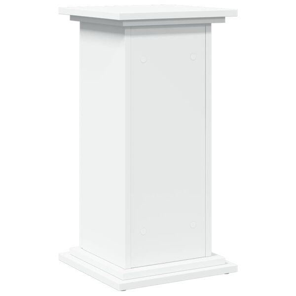 vidaXL Βάση Οθόνης με Αποθ. Λευκή 31x30x60 εκ. Επεξεργασμένο Ξύλο
