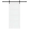 vidaXL Συρόμενη Πόρτα Άλλο ORKDAL Λευκό και μαύρο 86 x 198.5 cm