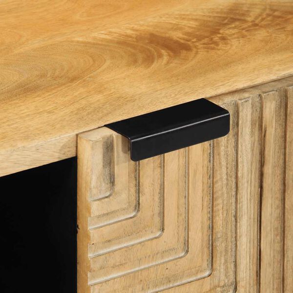 vidaXL Ντουλάπι τηλεόρασης καφέ 105x33x46 cm από μασίφ ξύλο Mango