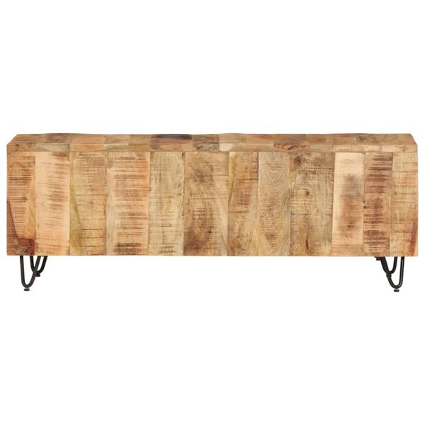 vidaXL Έπιπλο Τηλεόρασης 110 x 30 x 40 εκ. από Μασίφ Ξύλο Μάνγκο