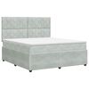 vidaXL &Kappa;&rho;&epsilon;&beta;ά&tau;&iota; box spring &mu;&epsilon; &sigma;&tau;&rho;ώ&mu;&alpha; &Alpha;&nu;&omicron;&iota;&chi;&tau;ό &gamma;&kappa;&rho;&iota; 140 x 190 cm &Beta;&epsilon;&lambda;&omicron;ύ&delta;&omicron;
