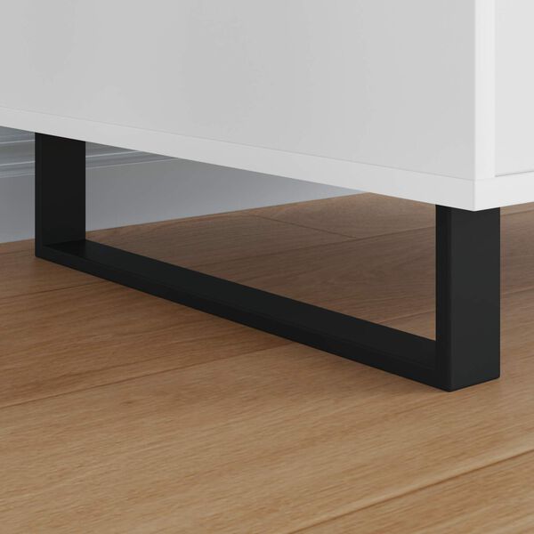 vidaXL &Pi;ό&delta;&iota;&alpha; &Epsilon;&pi;ί&pi;&lambda;&omega;&nu; 2 pcs &Mu;&alpha;ύ&rho;&omicron; 43,6 x 4 x 10 &chi;&iota;&lambda;&iota;&omicron;&sigma;&tau;ά &Sigma;ί&delta;&epsilon;&rho;&omicron;