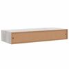 vidaXL Ράφια Τοίχου Συρτάρια 2 τεμ. Γκρι Σκυρ. 60x23,5x10 εκ από MDF