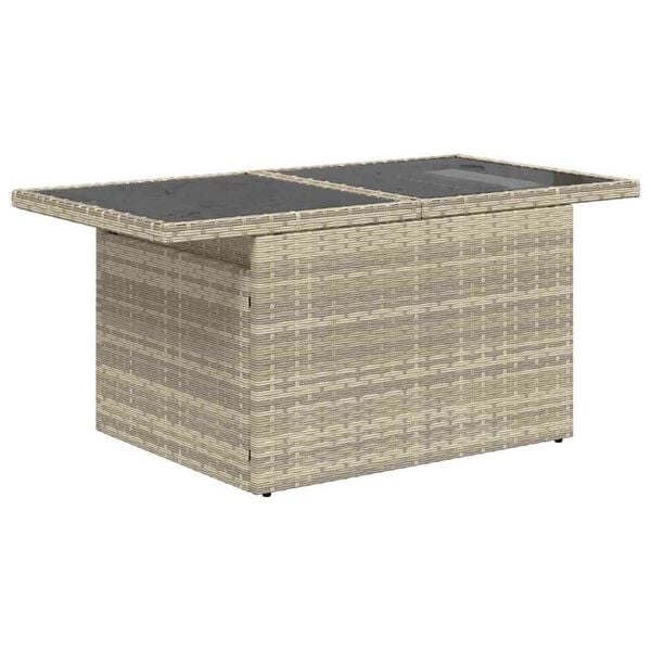 vidaXL Σετ Καναπέ Κήπου 11 pcs Ανοιχτό γκρι 100 x 55 x 73 εκ