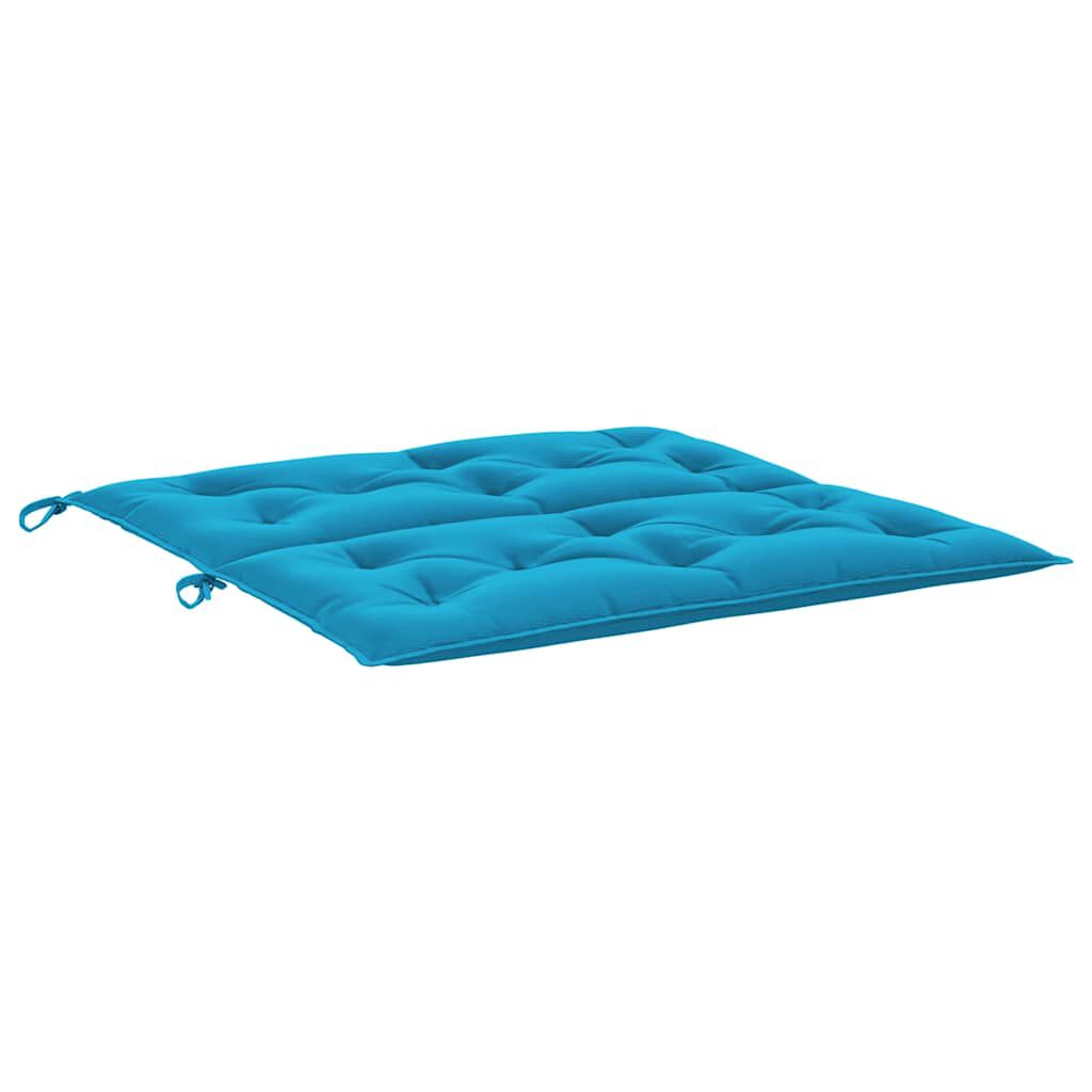 vidaXL Μαξιλάρι Πάγκου Κήπου Αν. Μπλε 100x(50+50)x7 εκ. Ύφασμα Oxford