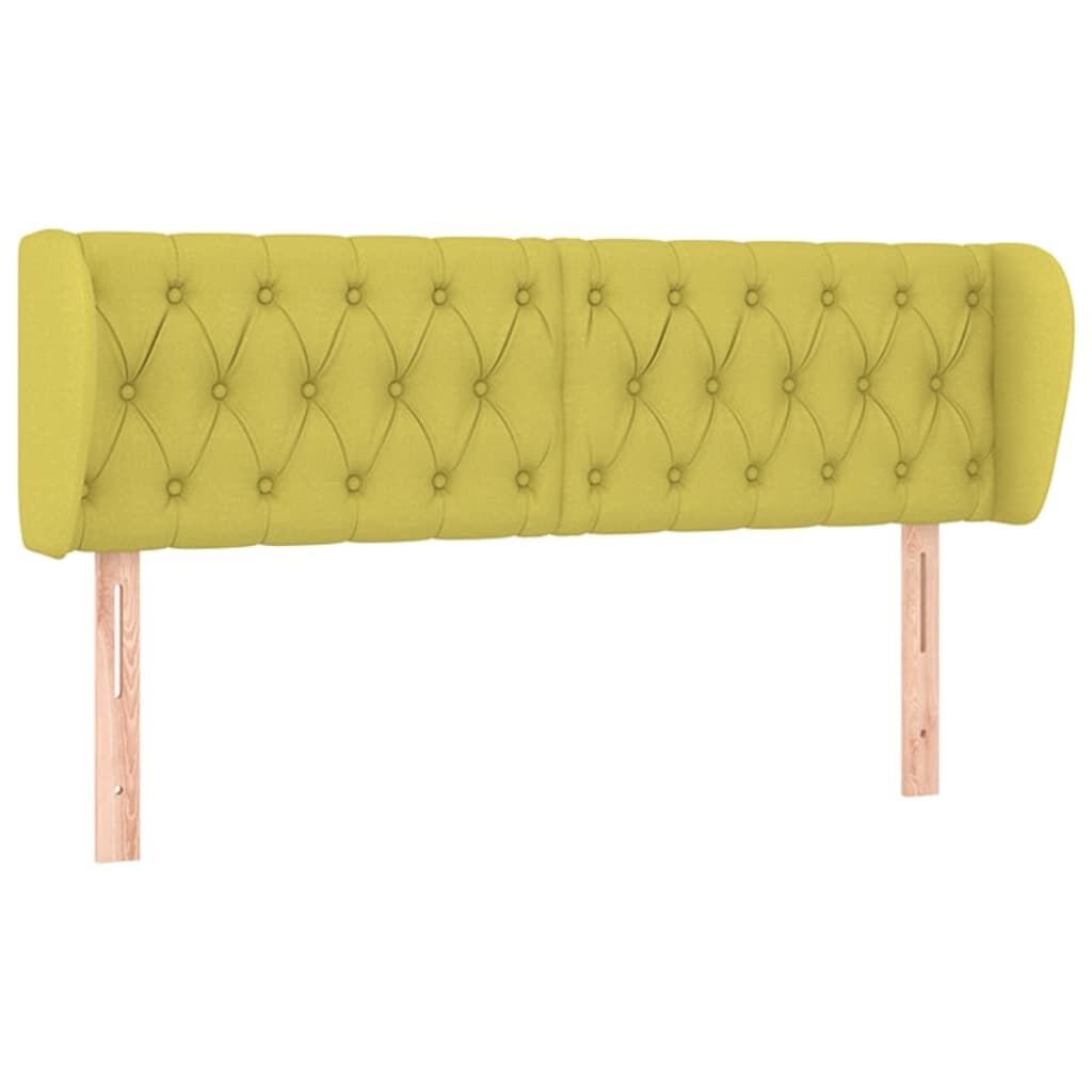 vidaXL Κεφαλάρι με Πτερύγια Πράσινο 147 x 23 x 78/88 εκ. Υφασμάτινο
