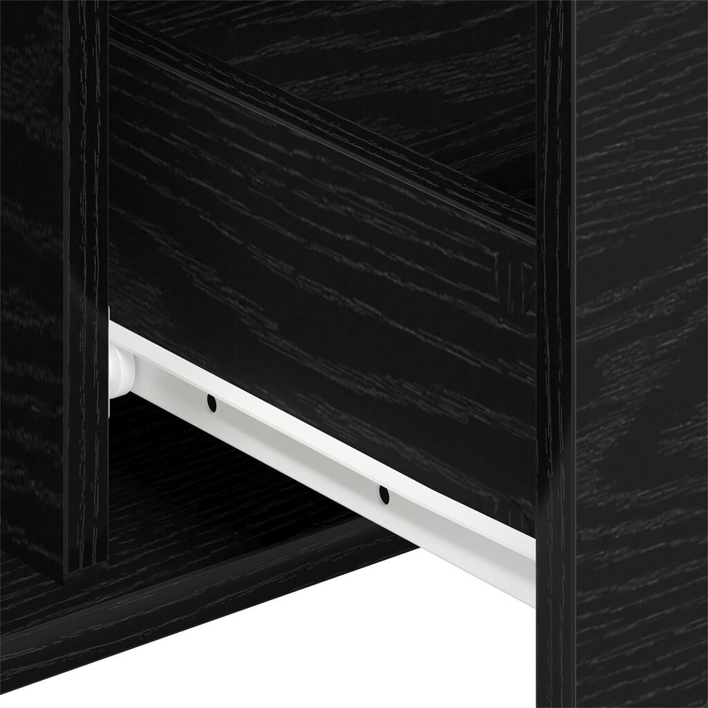 vidaXL Μπουφές Μαύρο Δρυς 104x35x70 εκ Κατασκευασμένο Ξύλο