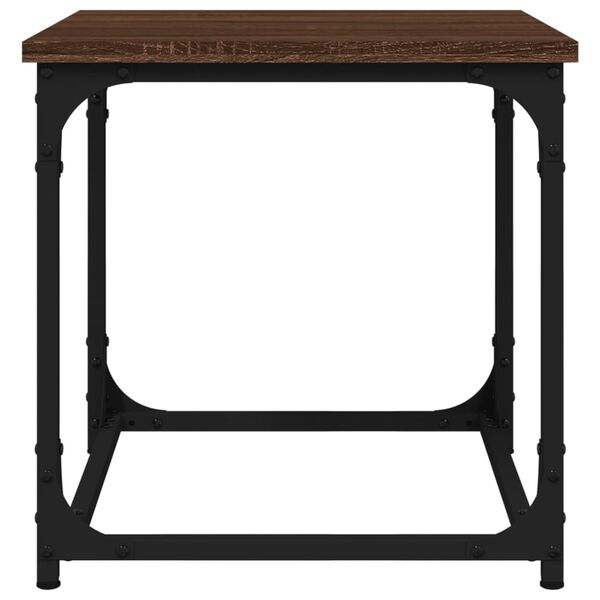 vidaXL Βοηθητικό Τραπέζι Καφέ Δρυς 40x40x40 εκ. Επεξεργασμένο Ξύλο