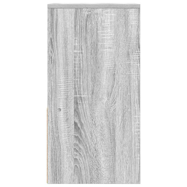 vidaXL Κομοδίνο με συρτάρι Γκρι Sonoma 35x34x66,5 εκ.