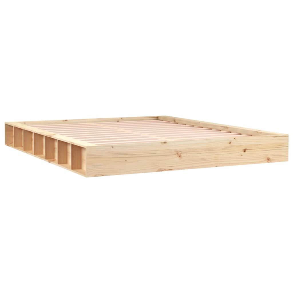 vidaXL Πλαίσιο Κρεβατιού 120 x 200 εκ. από Μασίφ Ξύλο