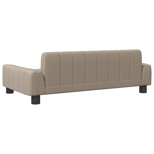 vidaXL Κρεβάτι Σκύλου Καπουτσίνο 90 x 53 x 30 εκ. Βελούδινο