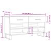 vidaXL Παπουτσοθήκη Γκρι Sonoma 102x35x55 εκ. από Επεξεργασμένο Ξύλο