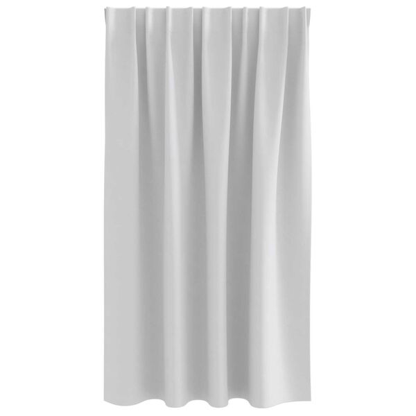 vidaXL Κουρτίνες 2 pcs Ανοιχτό Γκρι 140 x 140 cm Πολυεστέρας