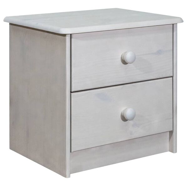 vidaXL Κομοδίνο 43 x 34 x 40 εκ. από Μασίφ Ξύλο Πεύκου