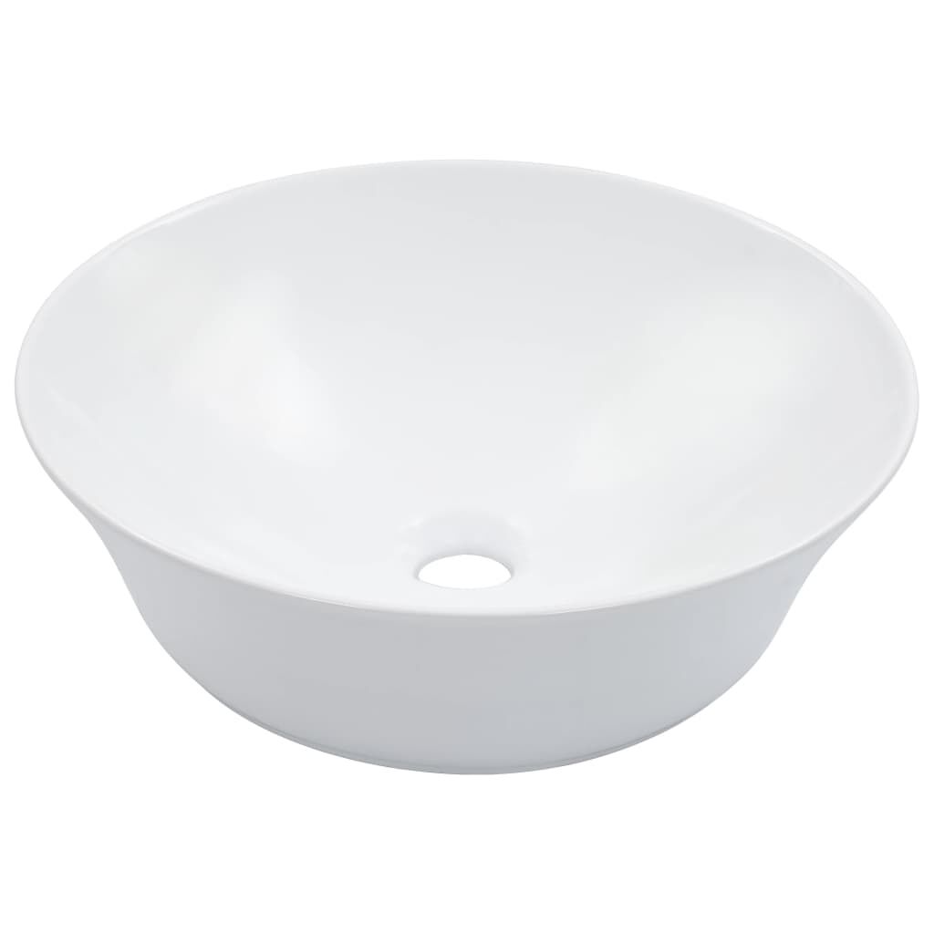 vidaXL Νιπτήρας Λευκός 41 x 12,5 εκ. Κεραμικός