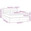 vidaXL &Kappa;&rho;&epsilon;&beta;ά&tau;&iota; Boxspring &mu;&epsilon; &Sigma;&tau;&rho;ώ&mu;&alpha; &Sigma;&kappa;&omicron;ύ&rho;&omicron; &Pi;&rho;ά&sigma;&iota;&nu;&omicron; 140x200&epsilon;&kappa;. &Beta;&epsilon;&lambda;&omicron;ύ&delta;&iota;&nu;&omicron;