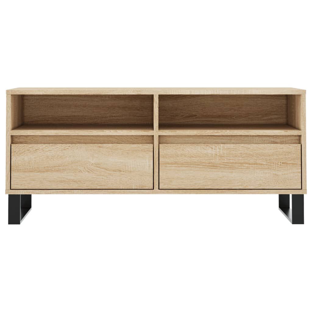 vidaXL Έπιπλο Τηλεόρασης Sonoma Δρυς 100 x 34,5 x 44,5 εκ. Επεξ. Ξύλο