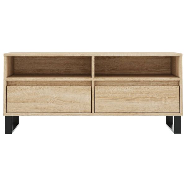 vidaXL Έπιπλο Τηλεόρασης Sonoma Δρυς 100 x 34,5 x 44,5 εκ. Επεξ. Ξύλο