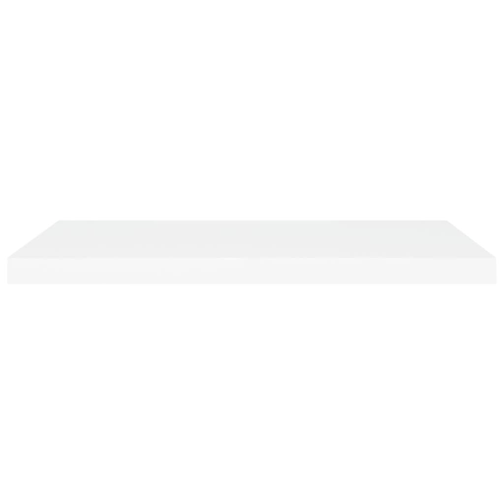 vidaXL Ράφια Τοίχου 4 τεμ. Άσπρα 80x23,5x3,8 εκ. MDF