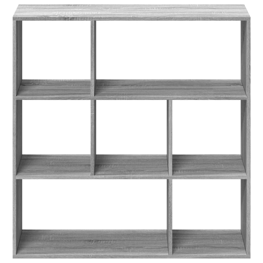 vidaXL Βιβλιοθήκη/Διαχωριστικό Χώρου Γκρι 102x29x103,5 εκ. Επεξ. Ξύλο