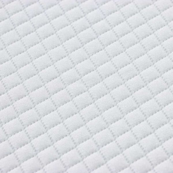 vidaXL Στρώματα Λευκό 70 x 200 cm 100% ύφασμα πολυεστέρα με τζακάρ