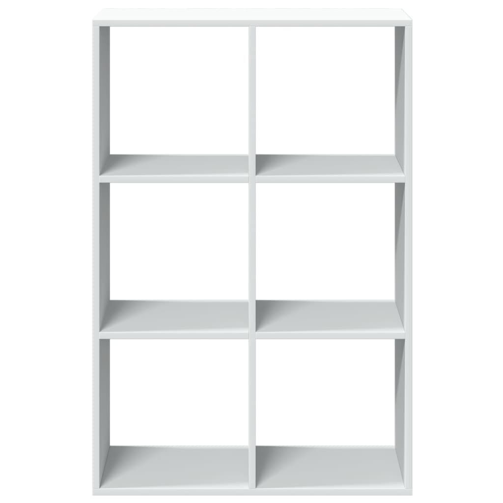 vidaXL Βιβλιοθήκη/Διαχωριστικό Χώρου Λευκό 69,5x29x103,5εκ. Επεξ. Ξύλο
