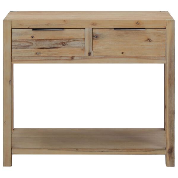 vidaXL Τραπέζι Κονσόλα 82 x 33 x 73 εκ. από Μασίφ Ξύλο Ακακίας