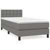 vidaXL &Kappa;&rho;&epsilon;&beta;ά&tau;&iota; Boxspring &mu;&epsilon; &Sigma;&tau;&rho;ώ&mu;&alpha; &Sigma;&kappa;&omicron;ύ&rho;&omicron; &Gamma;&kappa;&rho;&iota; 90x200 &epsilon;&kappa;. &Upsilon;&phi;&alpha;&sigma;&mu;ά&tau;&iota;&nu;&omicron;