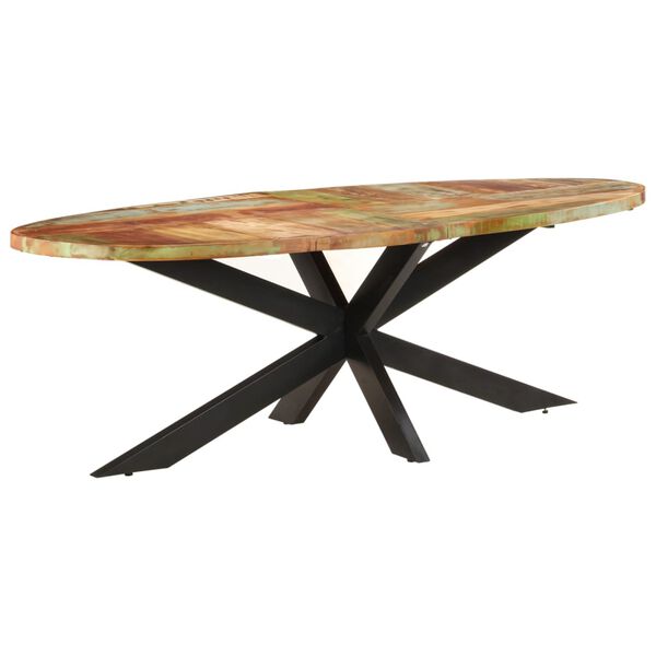 vidaXL Τραπεζαρία 240 x 100 x 75 εκ. από Μασίφ Ανακυκλωμένο Ξύλο