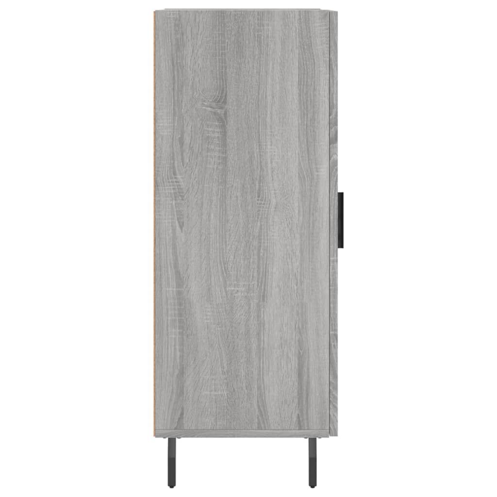 vidaXL Ντουλάπι Γκρι Sonoma 34,5x34x90 εκ. από Επεξεργασμένο Ξύλο