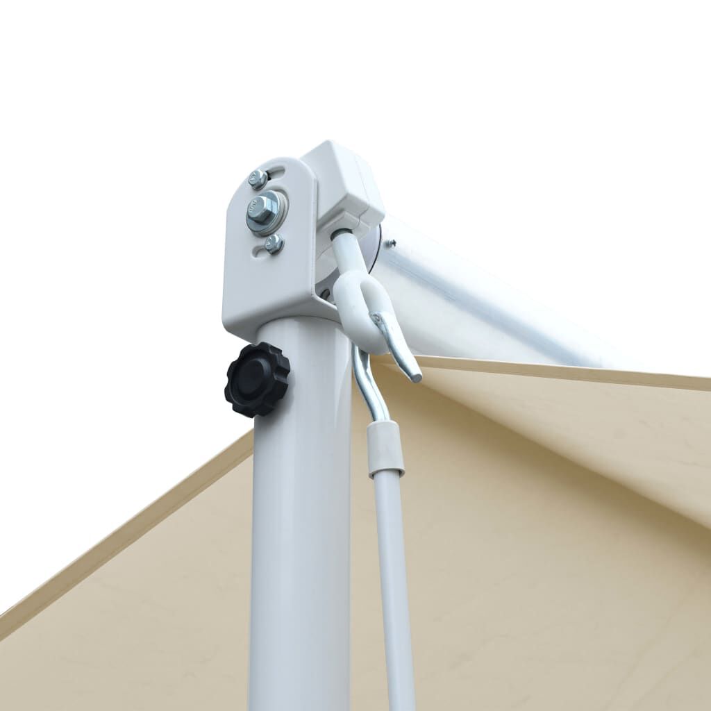 vidaXL Τέντα Μεταφερόμενη με Βραχίονες Κρεμ 500 x 300 εκ.