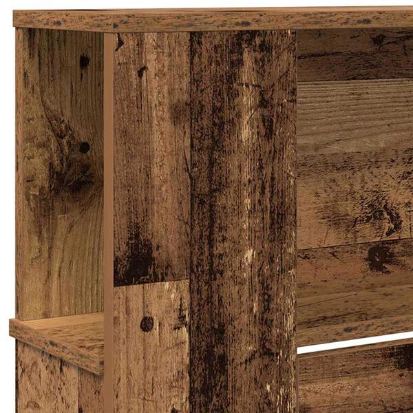 vidaXL Κεφαλάρι Ντουλάπα Παλιού Ξύλου 220x18,5x104,5 εκ