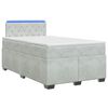 vidaXL &Kappa;&rho;&epsilon;&beta;ά&tau;&iota; Box Spring &mu;&epsilon; &Sigma;&tau;&rho;ώ&mu;&alpha; &kappa;&alpha;&iota; LED &Alpha;&nu;&omicron;&iota;&chi;&tau;ό &gamma;&kappa;&rho;&iota; 120 x 190 cm