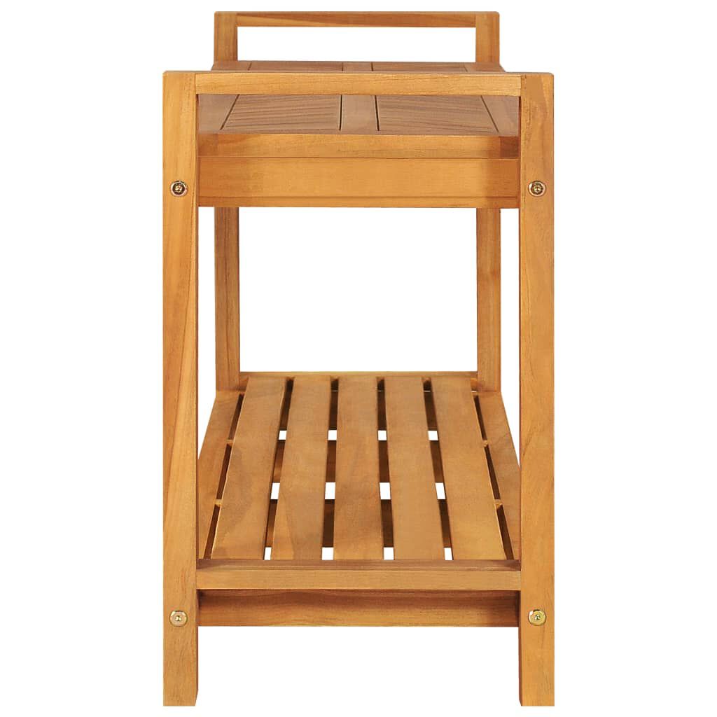 vidaXL Παγκάκι 120 εκ. από Μασίφ Ξύλο Teak