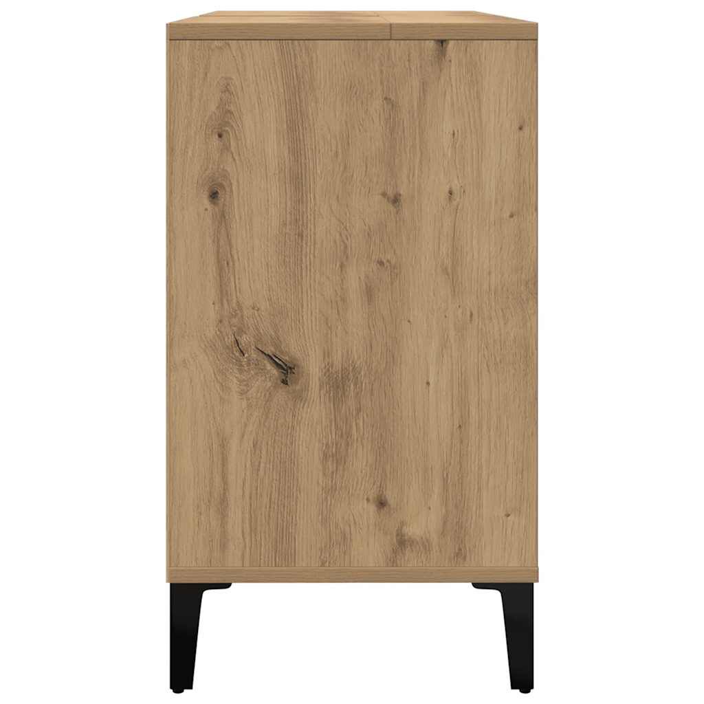 vidaXL Ντουλάπι Νιπτήρα τεχνίτης Δρυς 80 x 33 x 60 εκ.