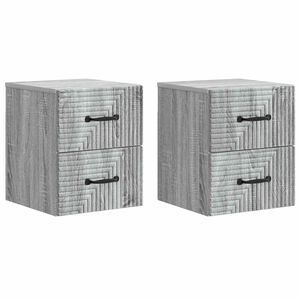 vidaXL &Tau;&omicron;ί&chi;&omicron;&upsilon; &Kappa;&rho;&epsilon;&mu;&alpha;&sigma;&tau;ό &Kappa;&omicron;&mu;&omicron;&delta;ί&nu;&omicron; 2 &tau;&mu;&chi;. &Gamma;&kappa;&rho;&iota; Sonoma 34,5 x 33 x 40 &epsilon;&kappa;