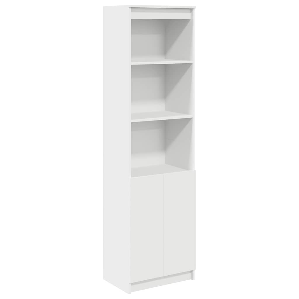 vidaXL Ντουλάπι Λευκό 50x35x180 εκ. από Επεξεργασμένο Ξύλο