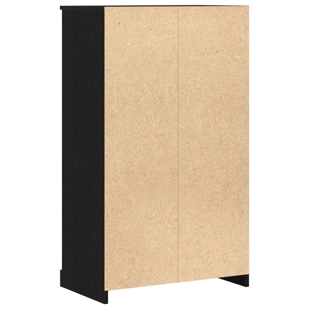 vidaXL Υψηλή ντουλάπα Μαύρη Δρυός 60x35.5x103.5 εκ. Επεξεργασμένο Ξύλο