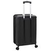 vidaXL Βαλίτσα με κλειδαριά Μαύρο 34 x 23 x 55.5 εκ. ΑΒΣ Πλαστικό