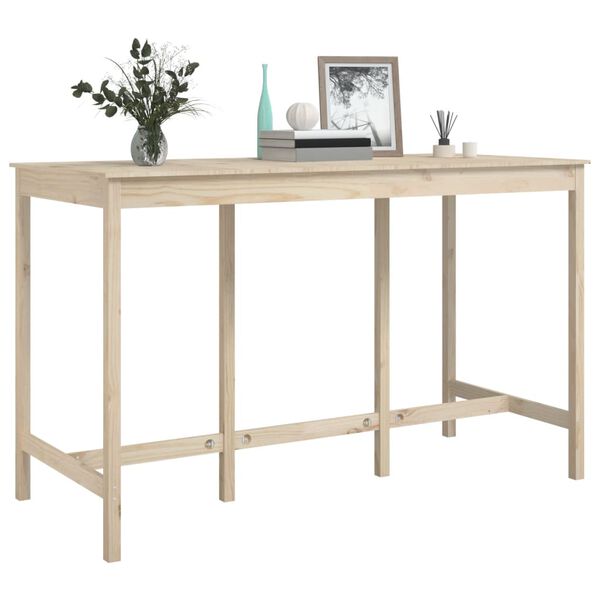 vidaXL Τραπέζι Μπαρ 180 x 80 x 110 εκ. από Μασίφ Ξύλο Πεύκου