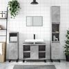 vidaXL Ντουλάπι Μπάνιου Γκρι Σκυροδέματος 80x33x60 εκ. Επεξ. Ξύλο