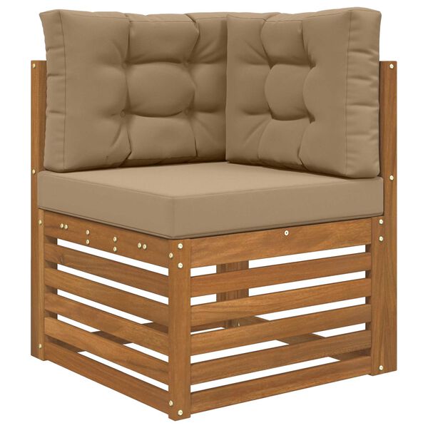 vidaXL &Mu;&alpha;&xi;&iota;&lambda;ά&rho;&iota; &Kappa;&alpha;&nu;&alpha;&pi;έ &Epsilon;&xi;&omega;&tau;&epsilon;&rho;&iota;&kappa;&omicron;ύ &Chi;ώ&rho;&omicron;&upsilon; 3 pcs Taupe &Pi;&omicron;&lambda;&upsilon;&epsilon;&sigma;&tau;έ&rho;&alpha;&sigmaf;