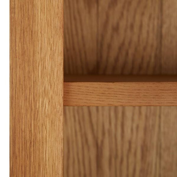 vidaXL Βιβλιοθήκη με 2 Πόρτες 70 x 30 x 180 εκ. Μασίφ Ξύλο Δρυός