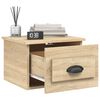 vidaXL Κομοδίνο Επιτοίχιο Sonoma Δρυς 41,5 x 36 x 28 εκ.