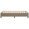 vidaXL Σκελετός Κρεβατιού Χωρίς Στρώμα Taupe 120x200 εκ. Υφασμάτινο