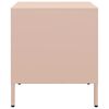 vidaXL Κομοδίνο Ροζ 35x39x43,5 εκ. από Χάλυβα